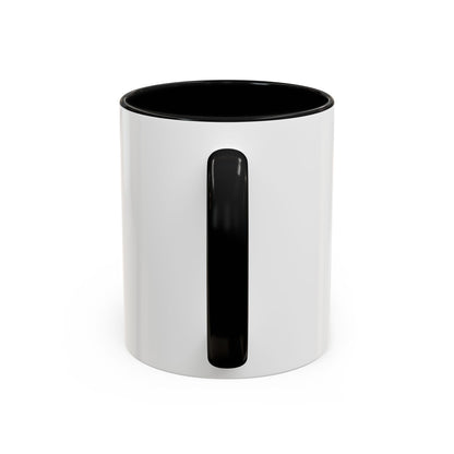 Accent Coffee Mug — 'Good-Fidence' Retro Yellow Typography Coffee Mug