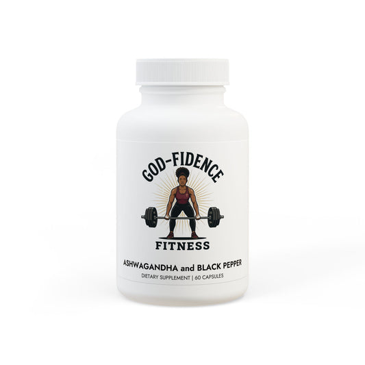 Ashwagandha and Black Pepper Supplement (60 capsules)