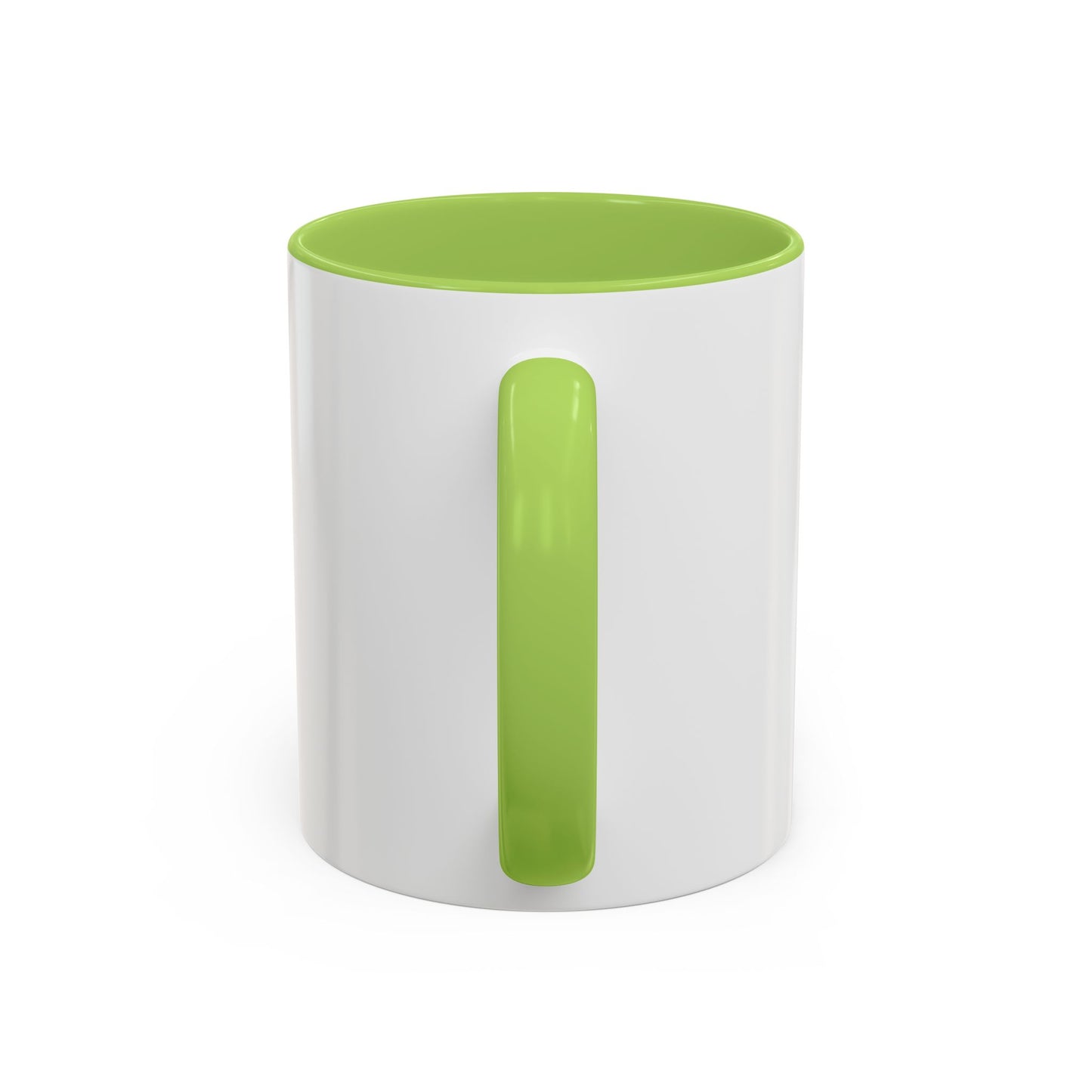 Accent Coffee Mug — 'Good-Fidence' Retro Yellow Typography Coffee Mug