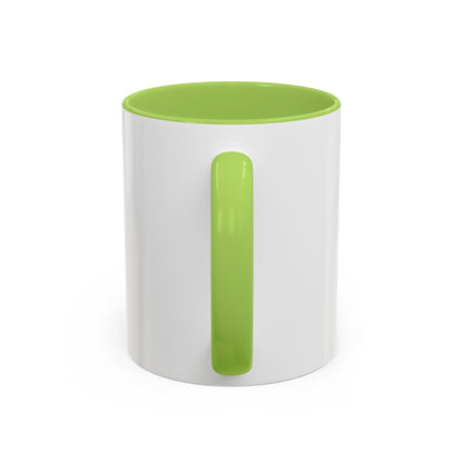 Accent Coffee Mug — 'Good-Fidence' Retro Yellow Typography Coffee Mug
