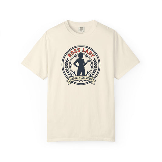 Boss Lady T-Shirt — 'Lead With Confidence' Women's Empowerment Tee