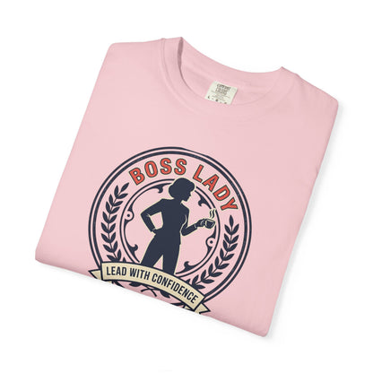 Boss Lady T-Shirt — 'Lead With Confidence' Women's Empowerment Tee