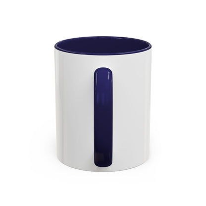 Accent Coffee Mug — 'Good-Fidence' Retro Yellow Typography Coffee Mug