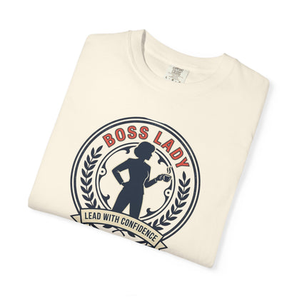 Boss Lady T-Shirt — 'Lead With Confidence' Women's Empowerment Tee