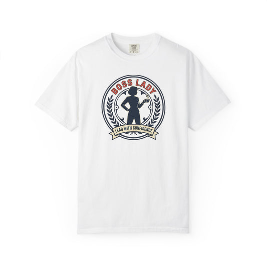 Boss Lady T-Shirt — 'Lead With Confidence' Women's Empowerment Tee