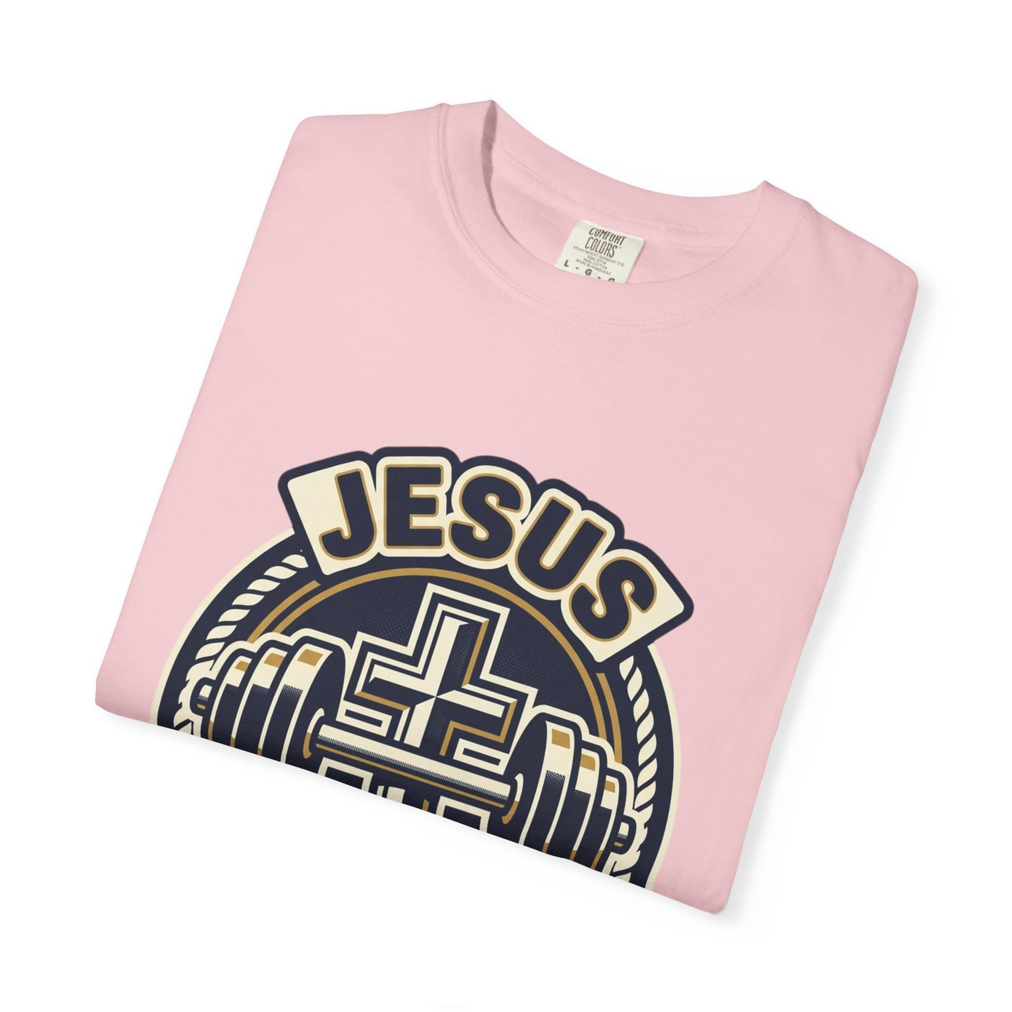 Jesus & Gym T-Shirt — Christian Fitness Cross Tee