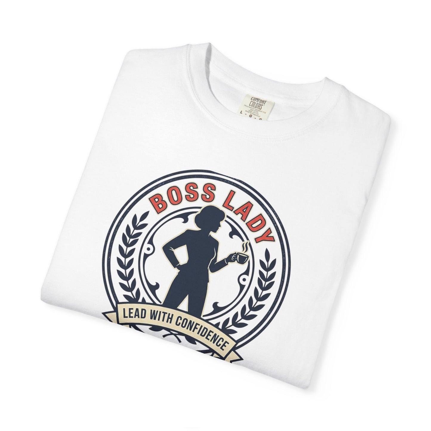Boss Lady T-Shirt — 'Lead With Confidence' Women's Empowerment Tee