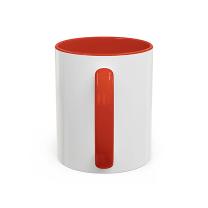 Accent Coffee Mug — 'Good-Fidence' Retro Yellow Typography Coffee Mug