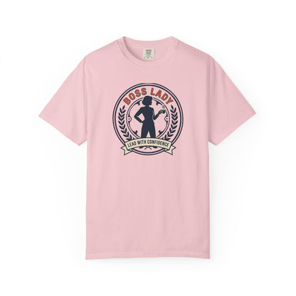 Boss Lady T-Shirt — 'Lead With Confidence' Women's Empowerment Tee