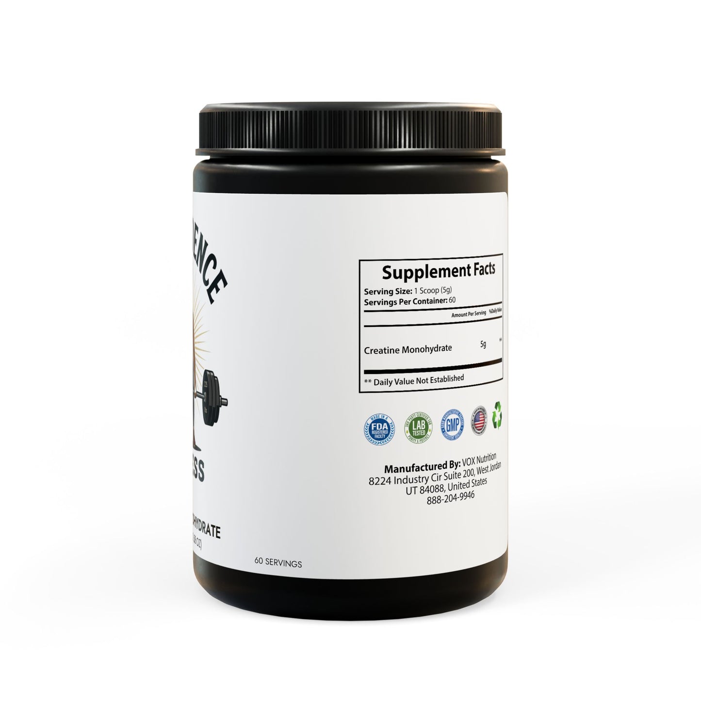 Creatine Monohydrate Supplement (300g, 10.58oz)